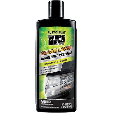 Rust-Oleum Clear Lens Headlight Restore, 8 Oz 381403